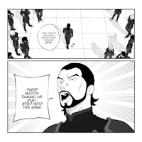 a comic page with a man and a woman talking to each other